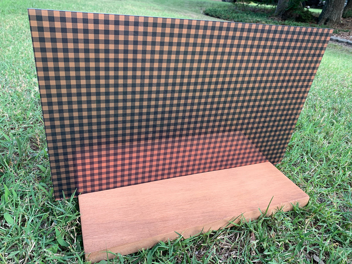 PatternPly® Transparent Halloween Buffalo Plaid product photo 2