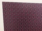 PatternPly® Full Coverage Micro Pink Hearts with Black Background sheet showing the pattern