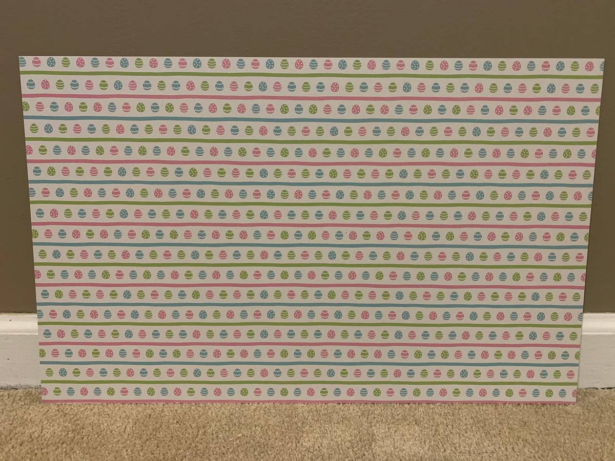 PatternPly® Full Coverage Easter Eggs sheet showing the pattern