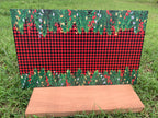PatternPly® Full Coverage Garland Buffalo Plaid sheet showing the pattern