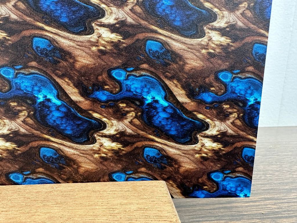 PatternPly® Full Coverage Blue Resin Pour Walnut product photo 2