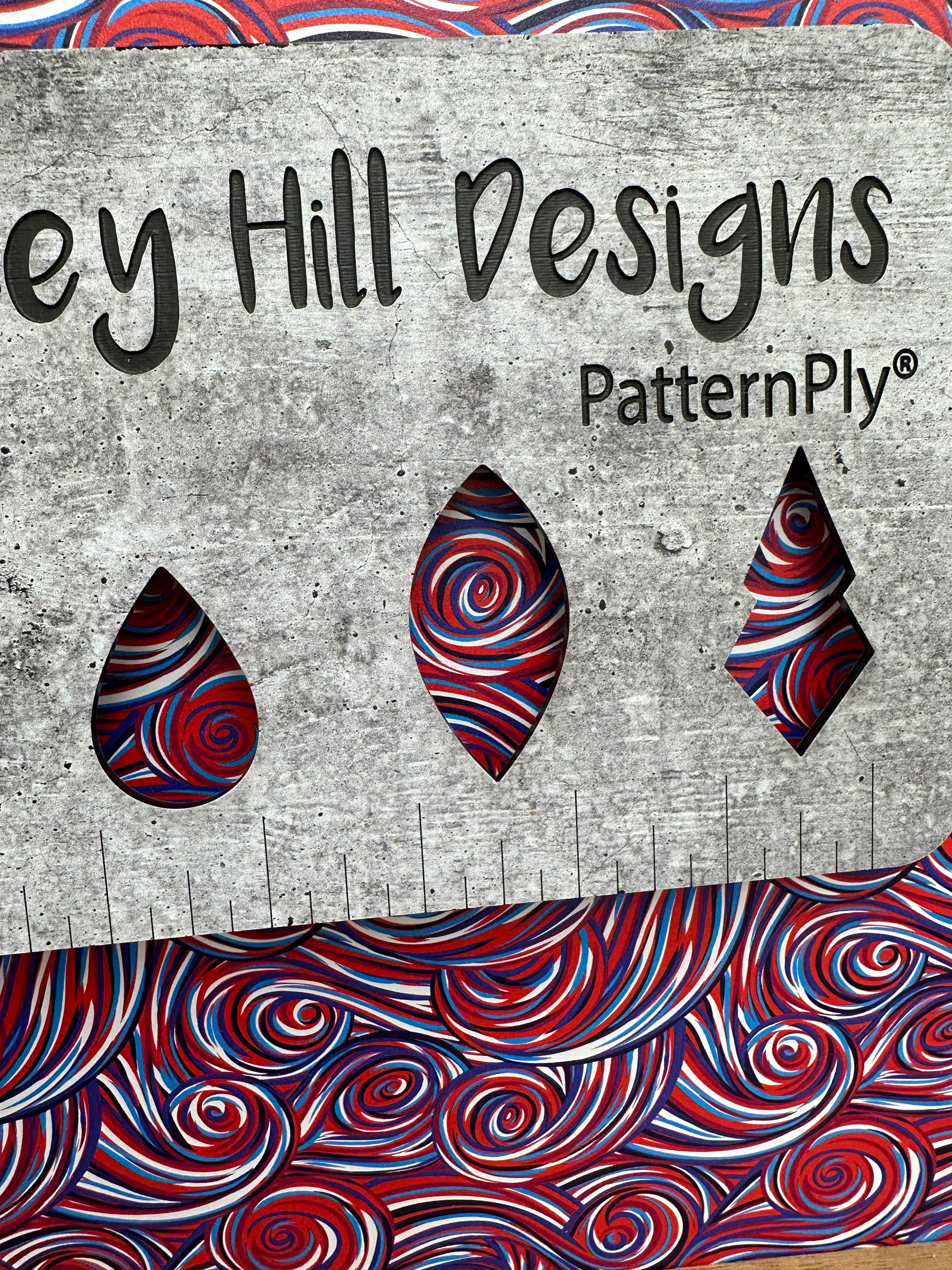 PatternPly® Full Coverage Patriotic Swirls product photo 2