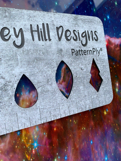 PatternPly® Acrylic Infrared Cosmic Cliffs, Two Sided on Clear