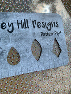 PatternPly® Scattered Micro Santa Bees sheet showing the pattern