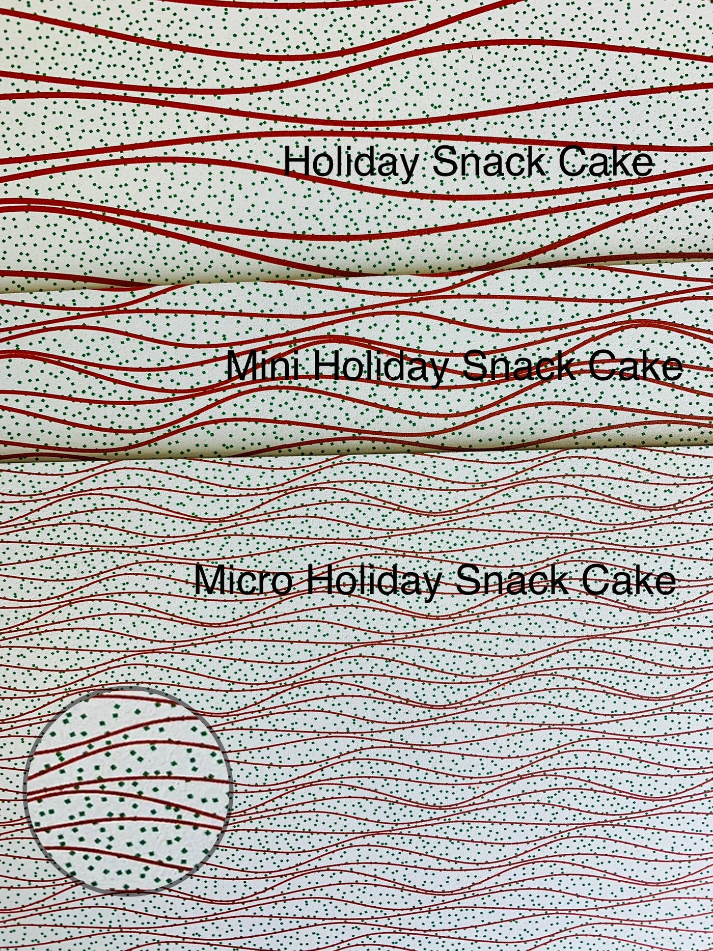 PatternPly® Micro Holiday Snack Cake