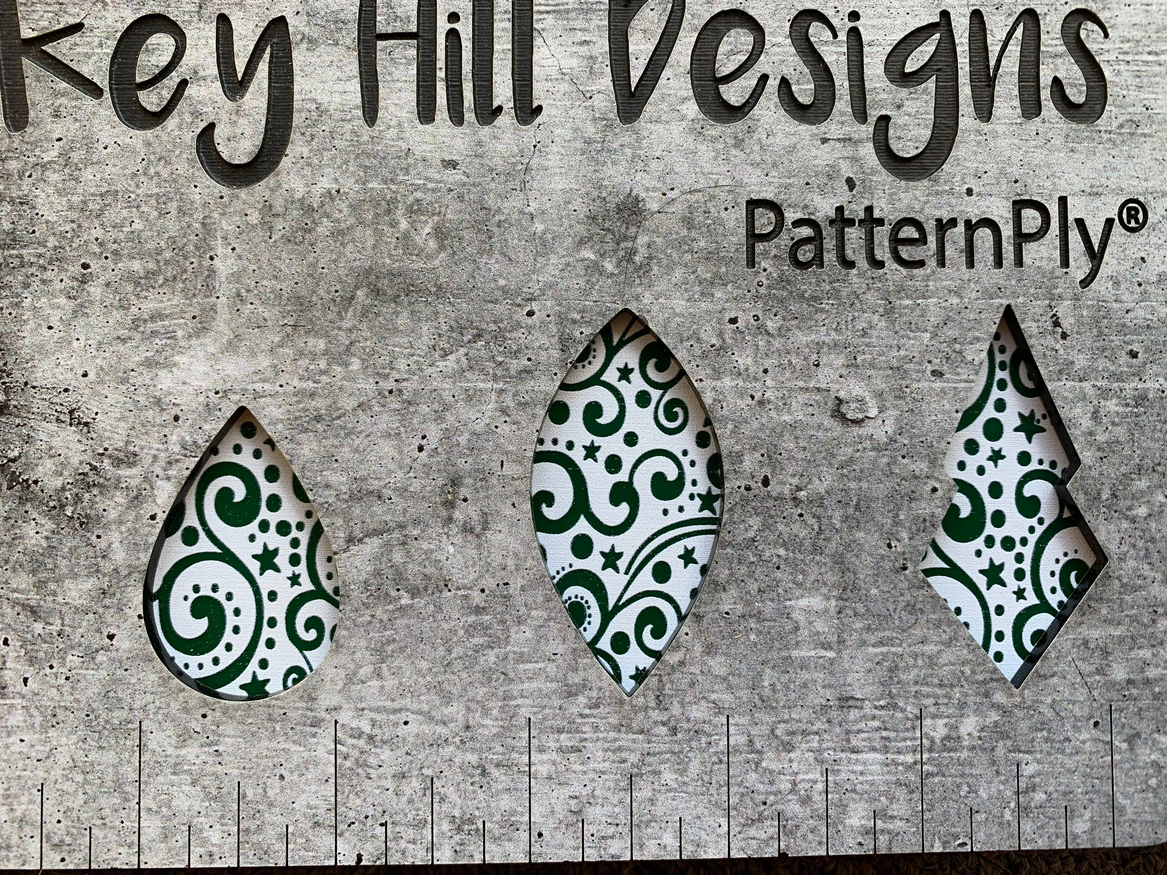 PatternPly® Scattered Christmas Scrolls WHITE product photo 8