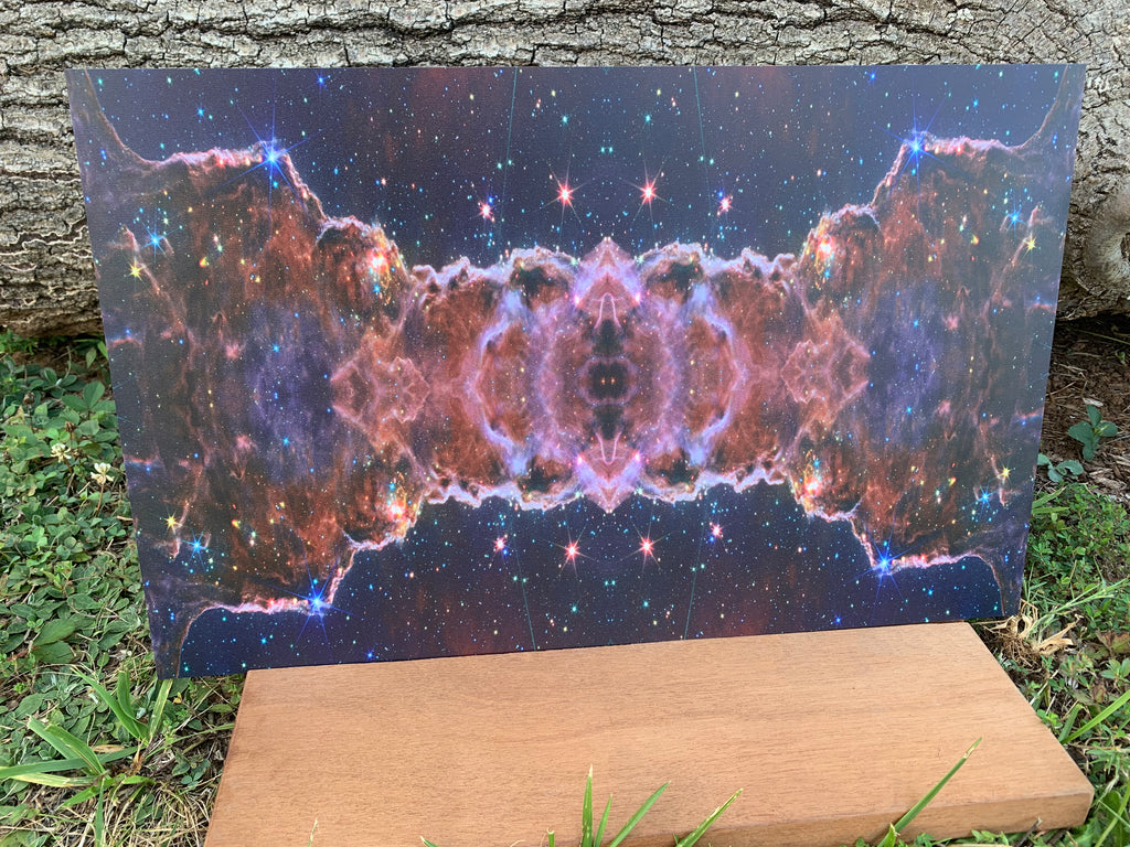 PatternPly® Full Coverage Mini Infrared Cosmic Cliffs sheet showing the pattern