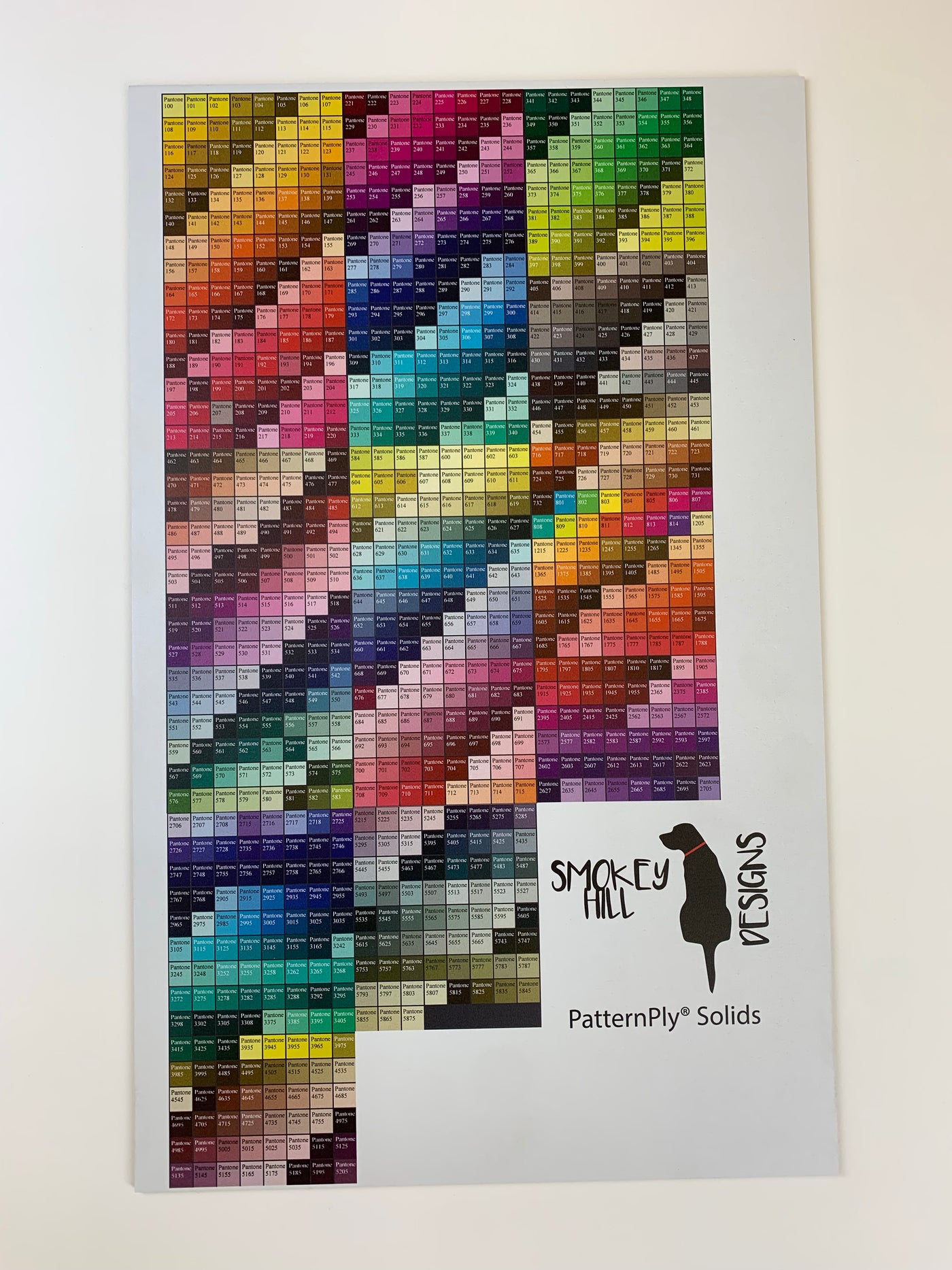 PatternPly® Solids Swatch Sheet