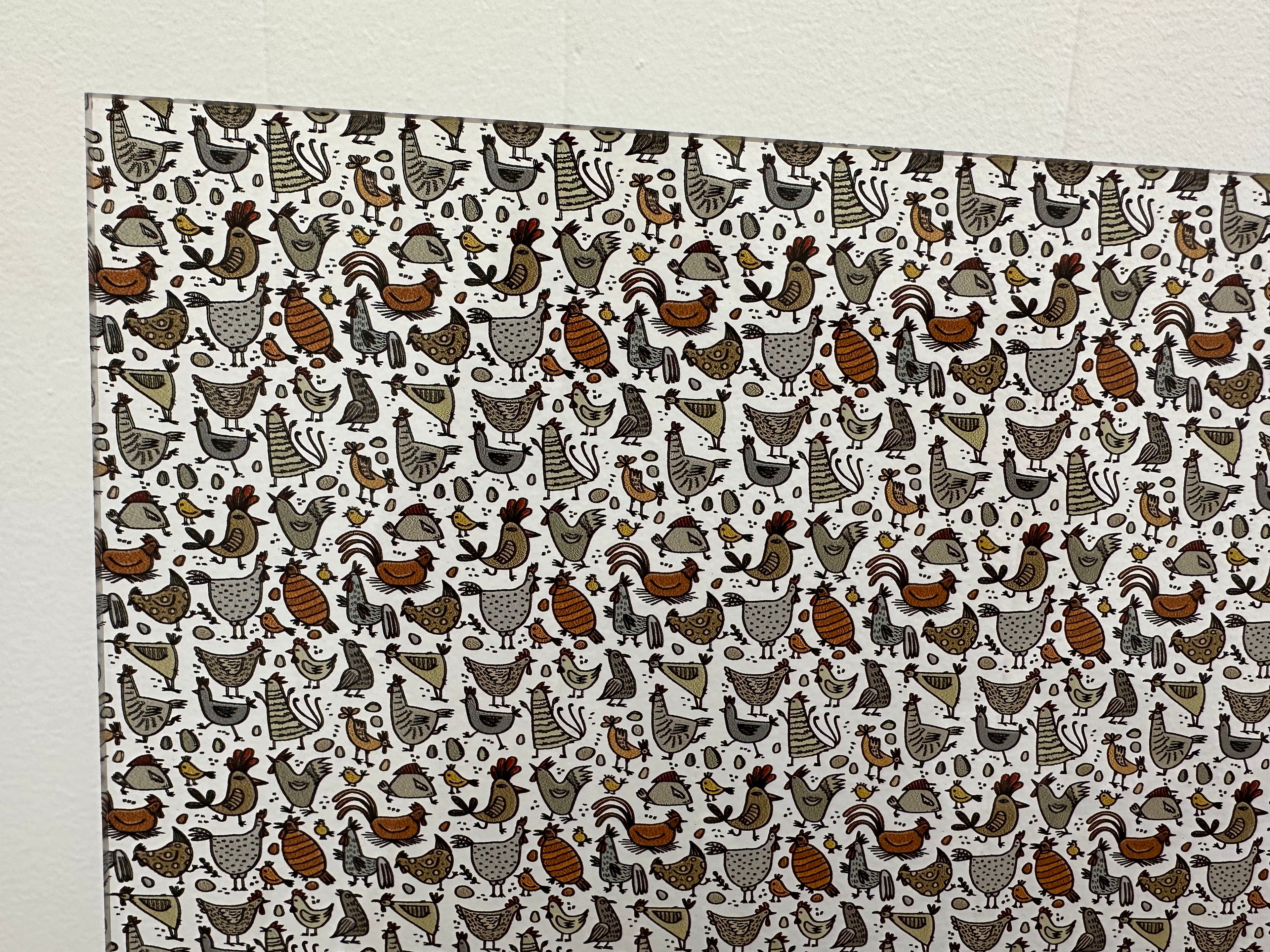 PatternPly® Scattered Goofy Chickens product photo 4