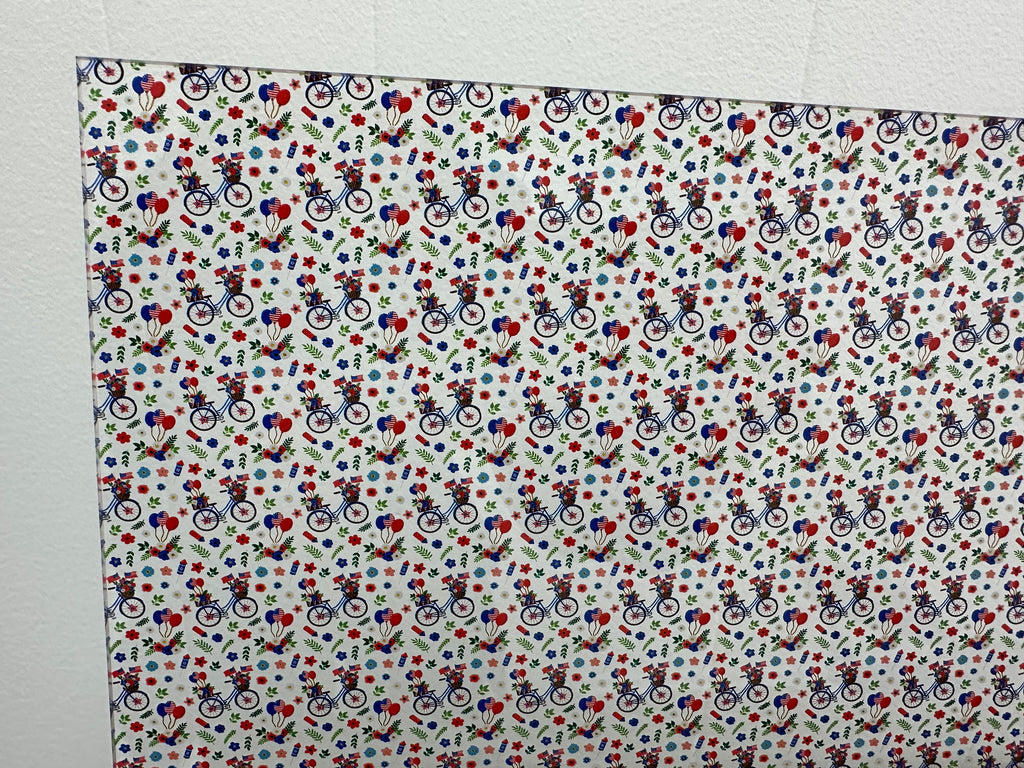 PatternPly® Scattered Patriotic Bicycles product photo 2