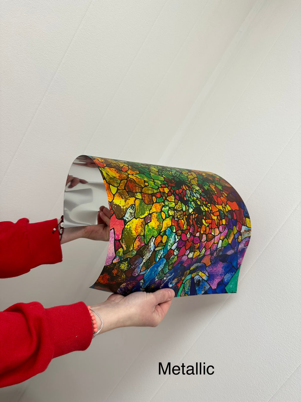 PatternPly® Transparent Stained Glass Swirl product photo 3