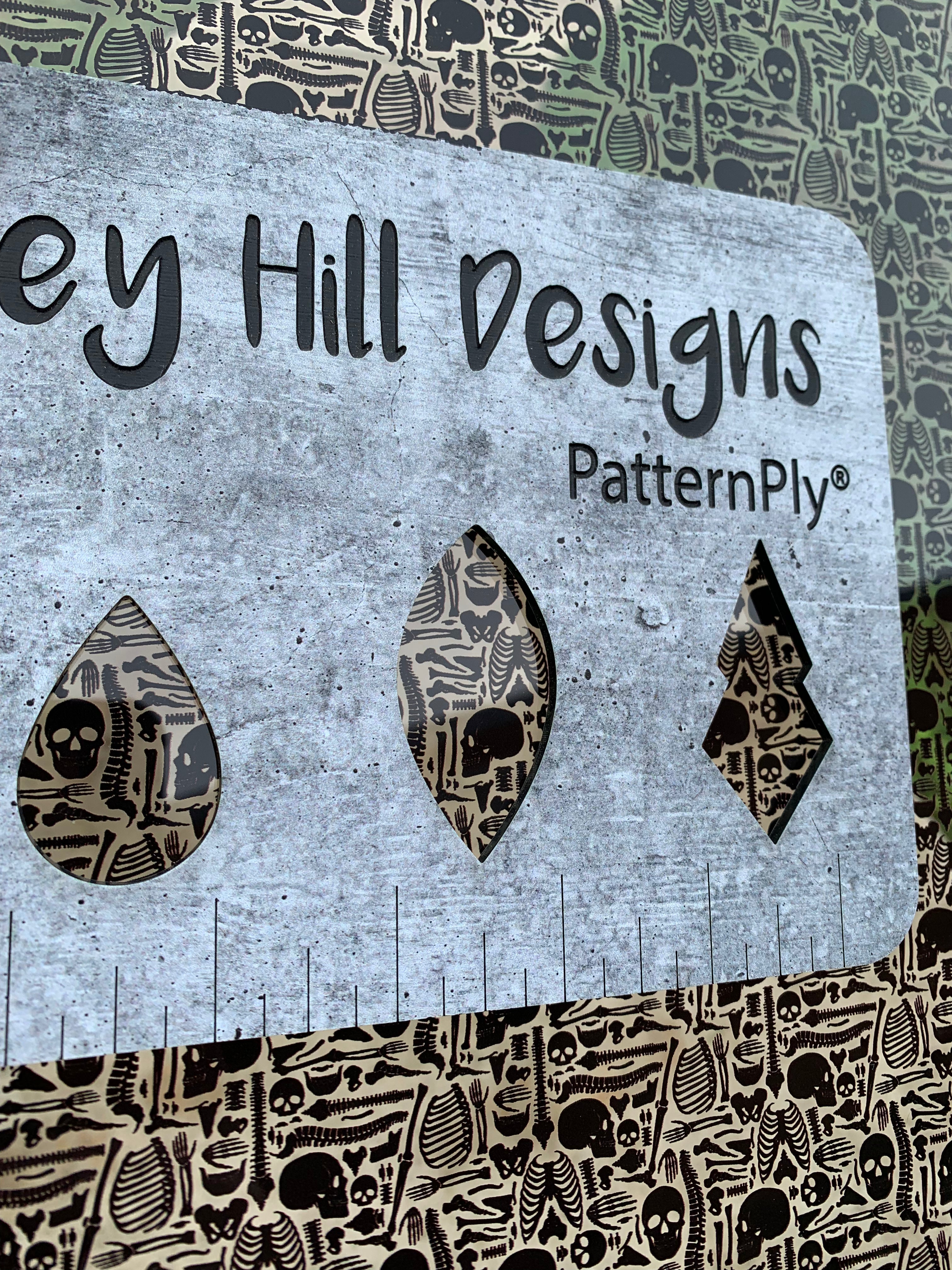 PatternPly® Scattered Assorted Bones sheet showing the pattern