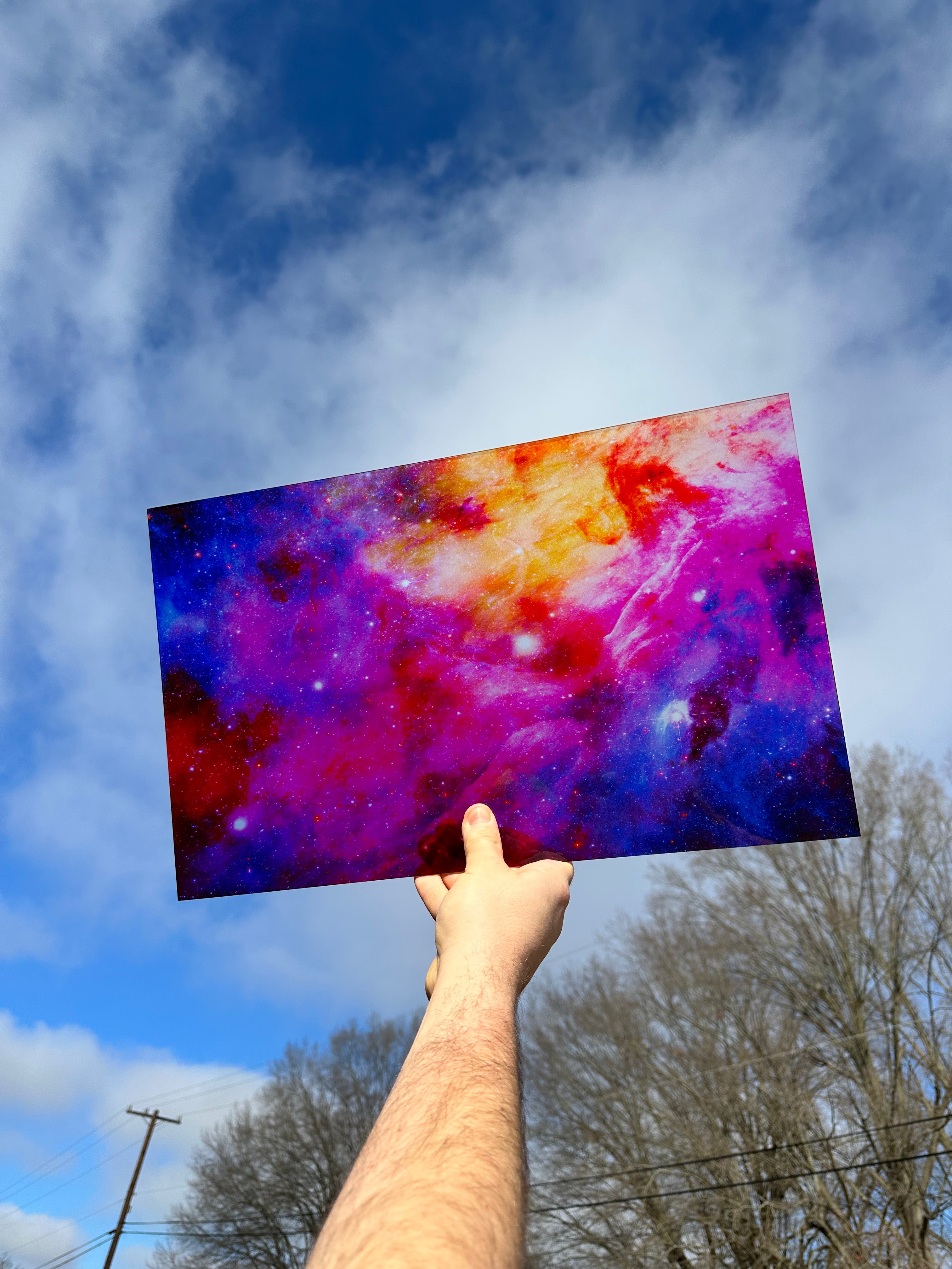 PatternPly® Transparent Galaxy sheet showing the pattern