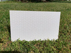 PatternPly® Full Coverage White and Gold Geometric sheet showing the pattern