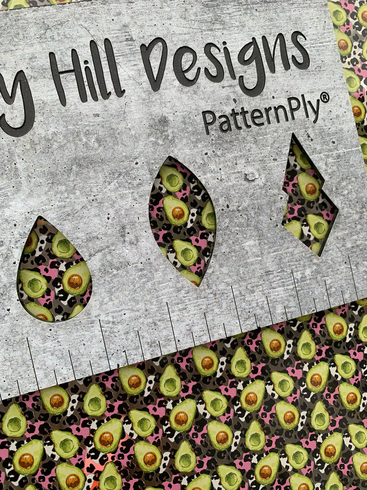 PatternPly® Scattered Avocado Leopard