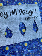 PatternPly® Full Coverage Micro Starry Swirls sheet showing the pattern