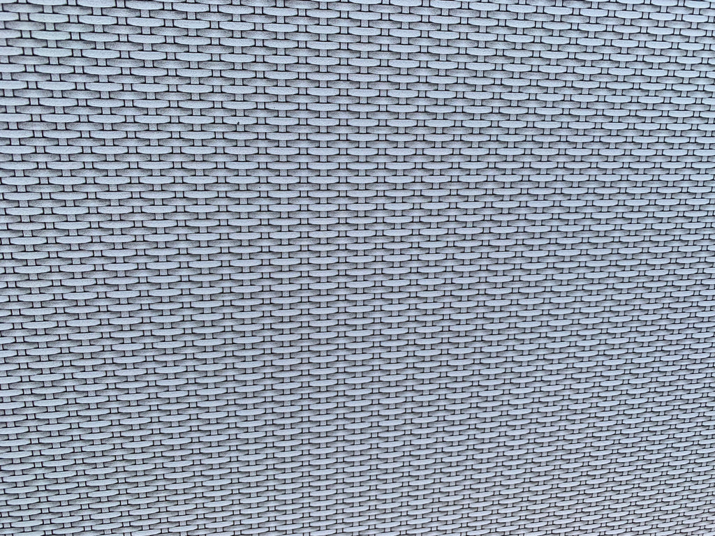 PatternPly® Full Coverage White Wicker sheet showing the pattern