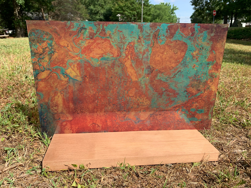 PatternPly® Transparent Copper sheet showing the pattern