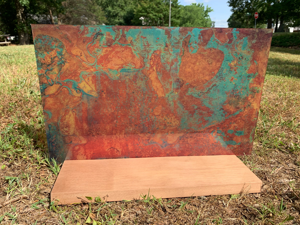 PatternPly® Transparent Copper sheet showing the pattern