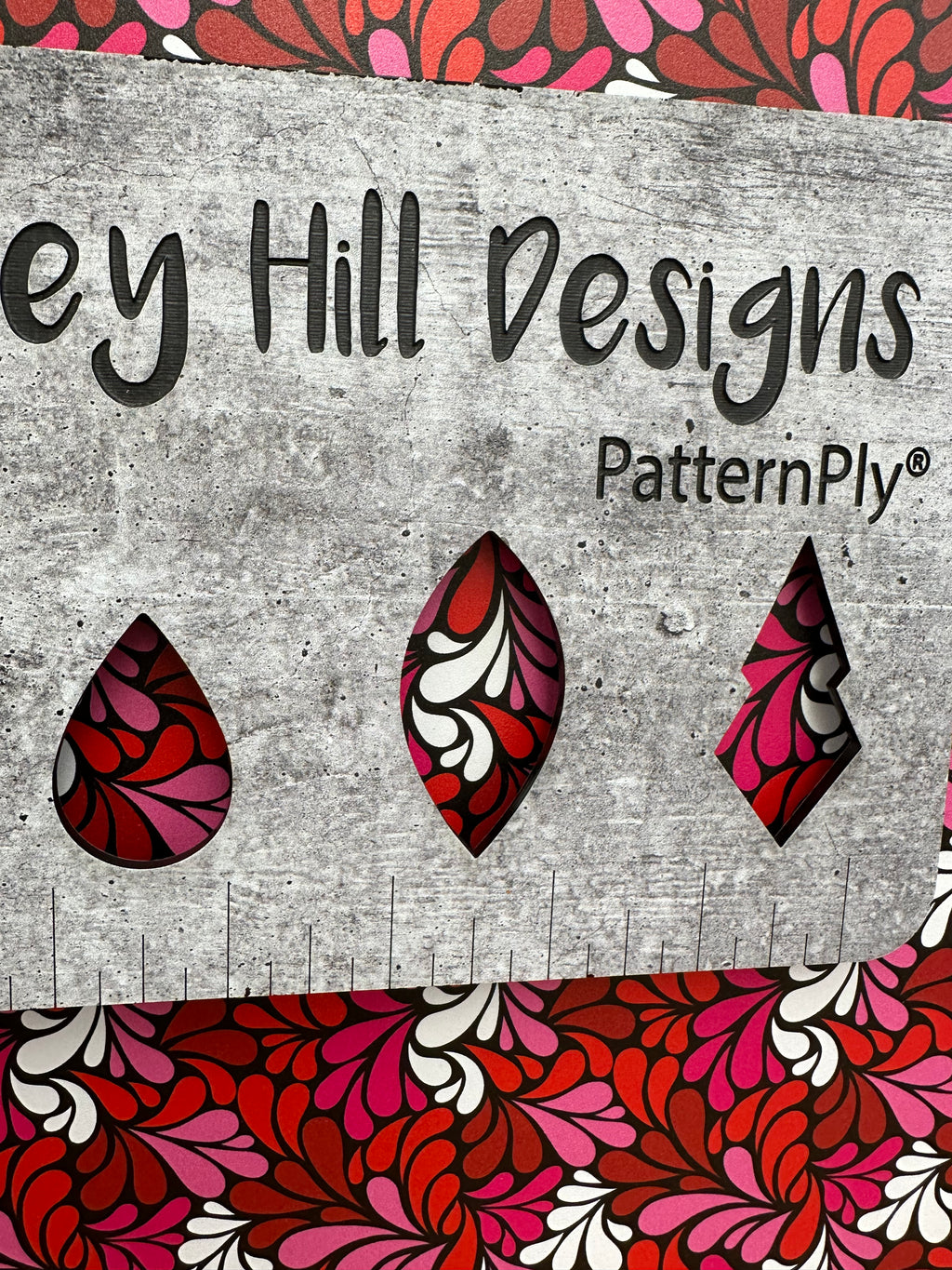 PatternPly® Full Coverage Red, White, and Pink Petals product photo 2