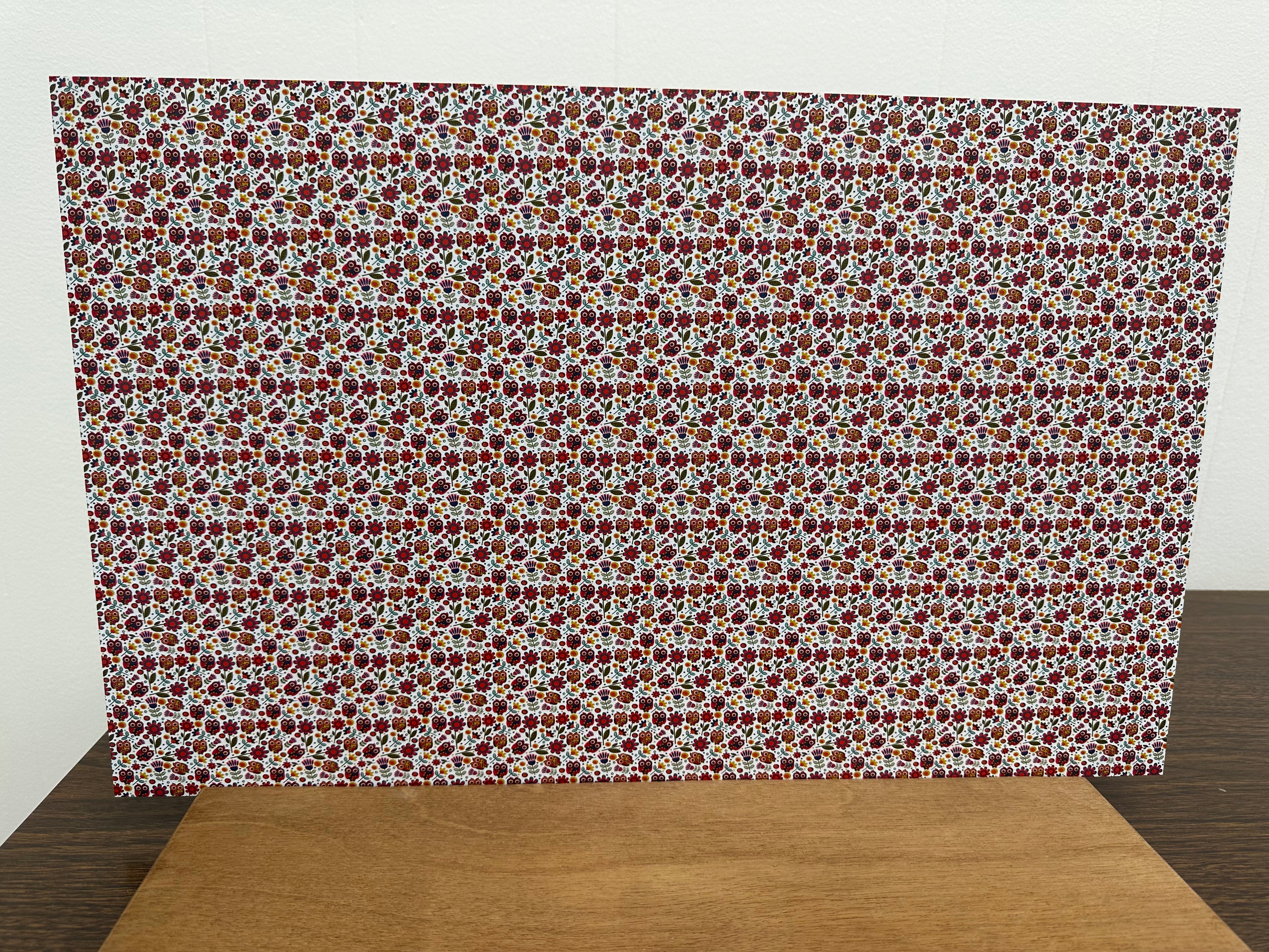 PatternPly® Full Coverage Owls and Flowers product photo 3