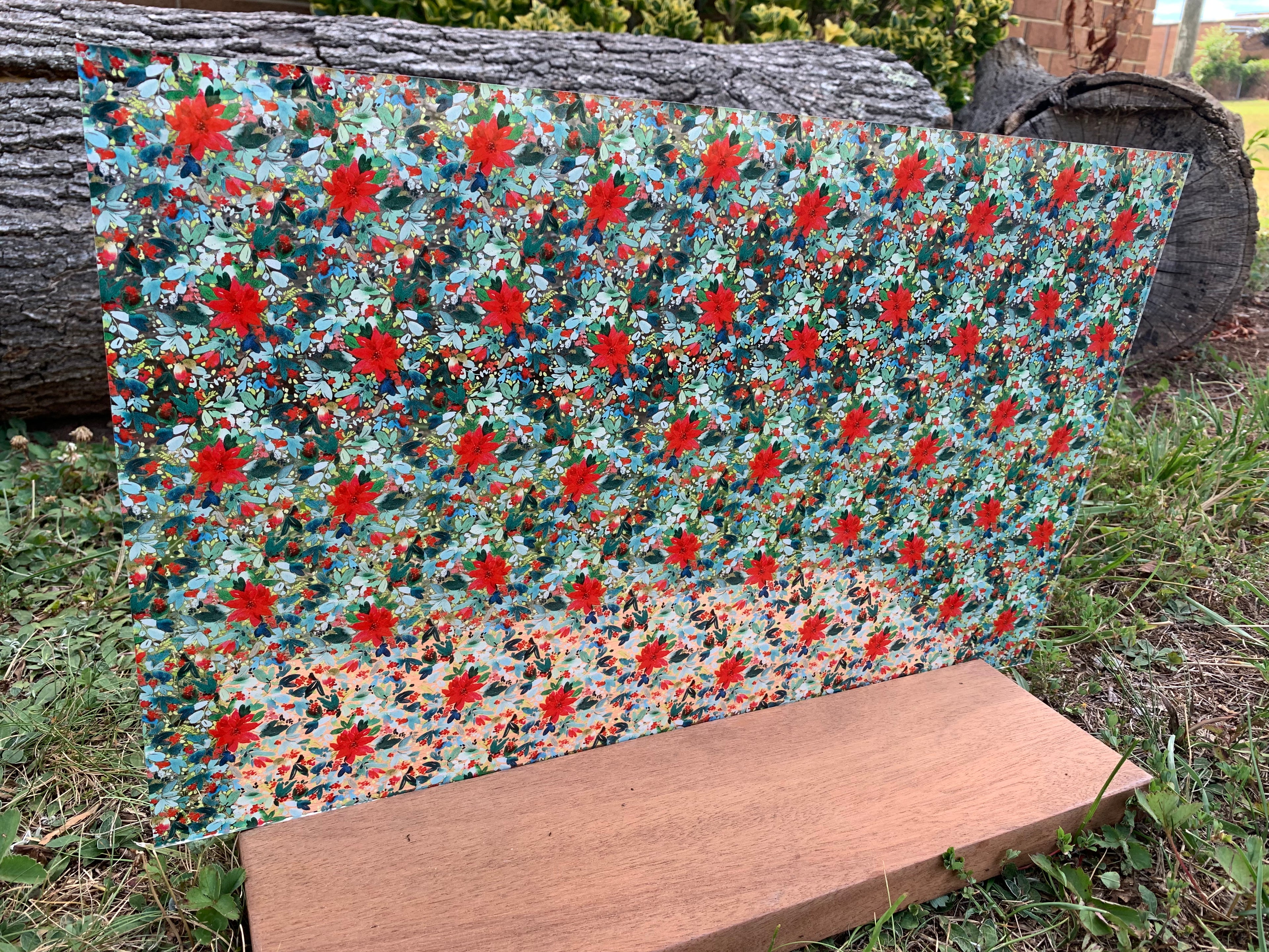 PatternPly® Scattered Watercolor Poinsettias product photo 4