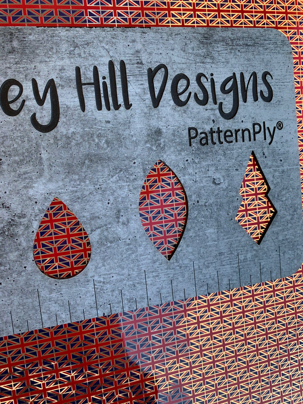 PatternPly® Scattered Union Jack sheet showing the pattern