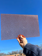 PatternPly® Transparent Rose Gold Glitter* sheet showing the pattern
