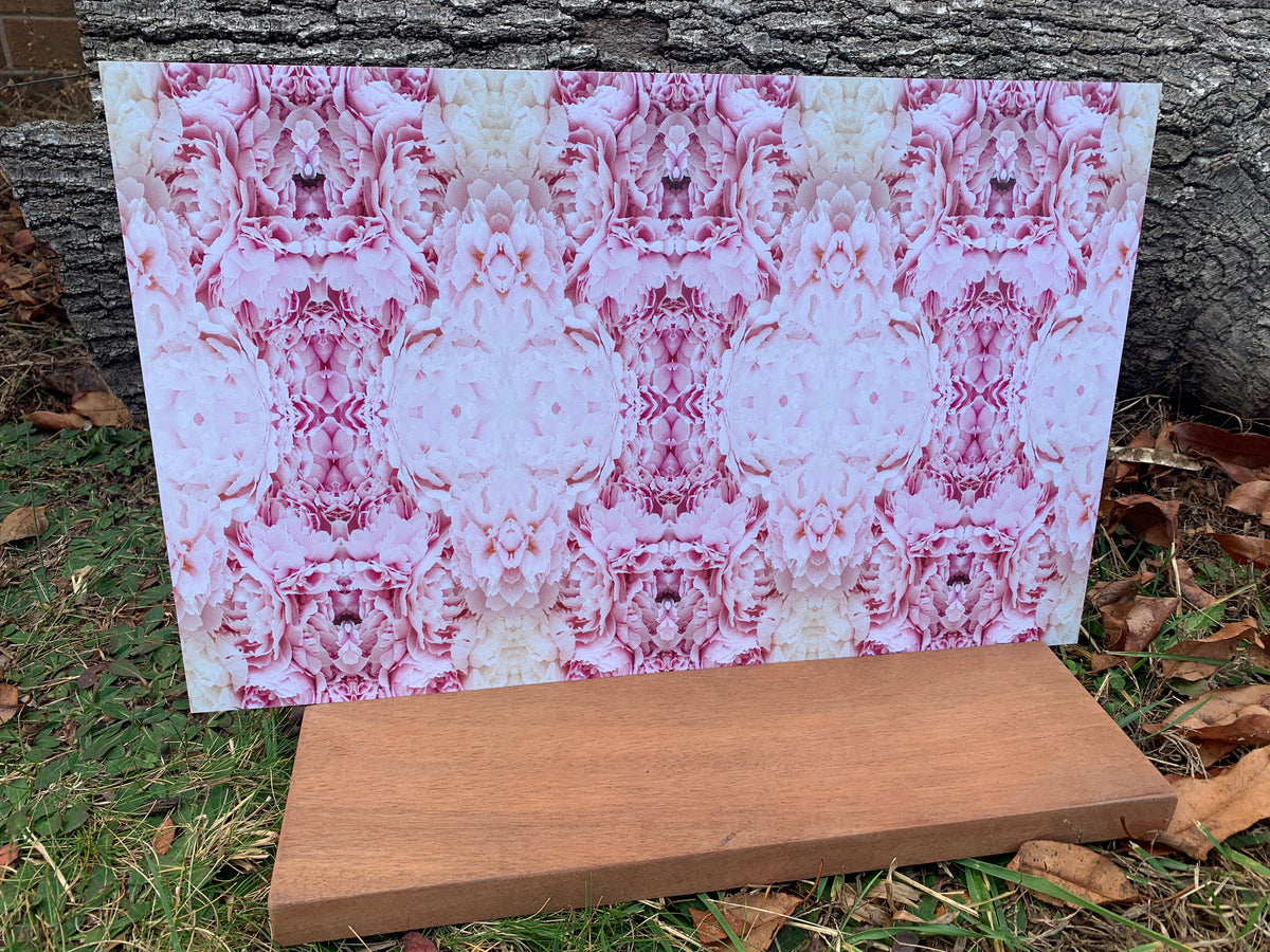 PatternPly® Full Coverage Mini Peonies sheet showing the pattern