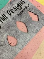 PatternPly® Full Coverage Brown, Pink, and Teal Speckled Egg Trio product photo 5