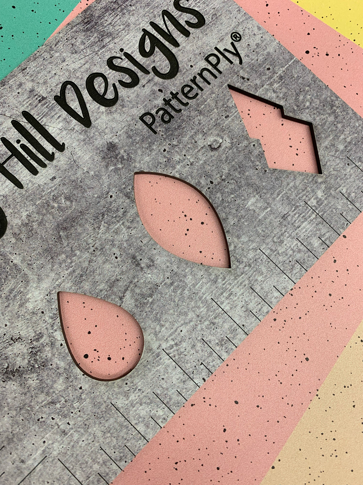 PatternPly® Full Coverage Brown, Pink, and Teal Speckled Egg Trio product photo 5