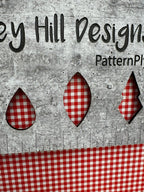 PatternPly® Full Coverage Micro Red Plaid sheet showing the pattern