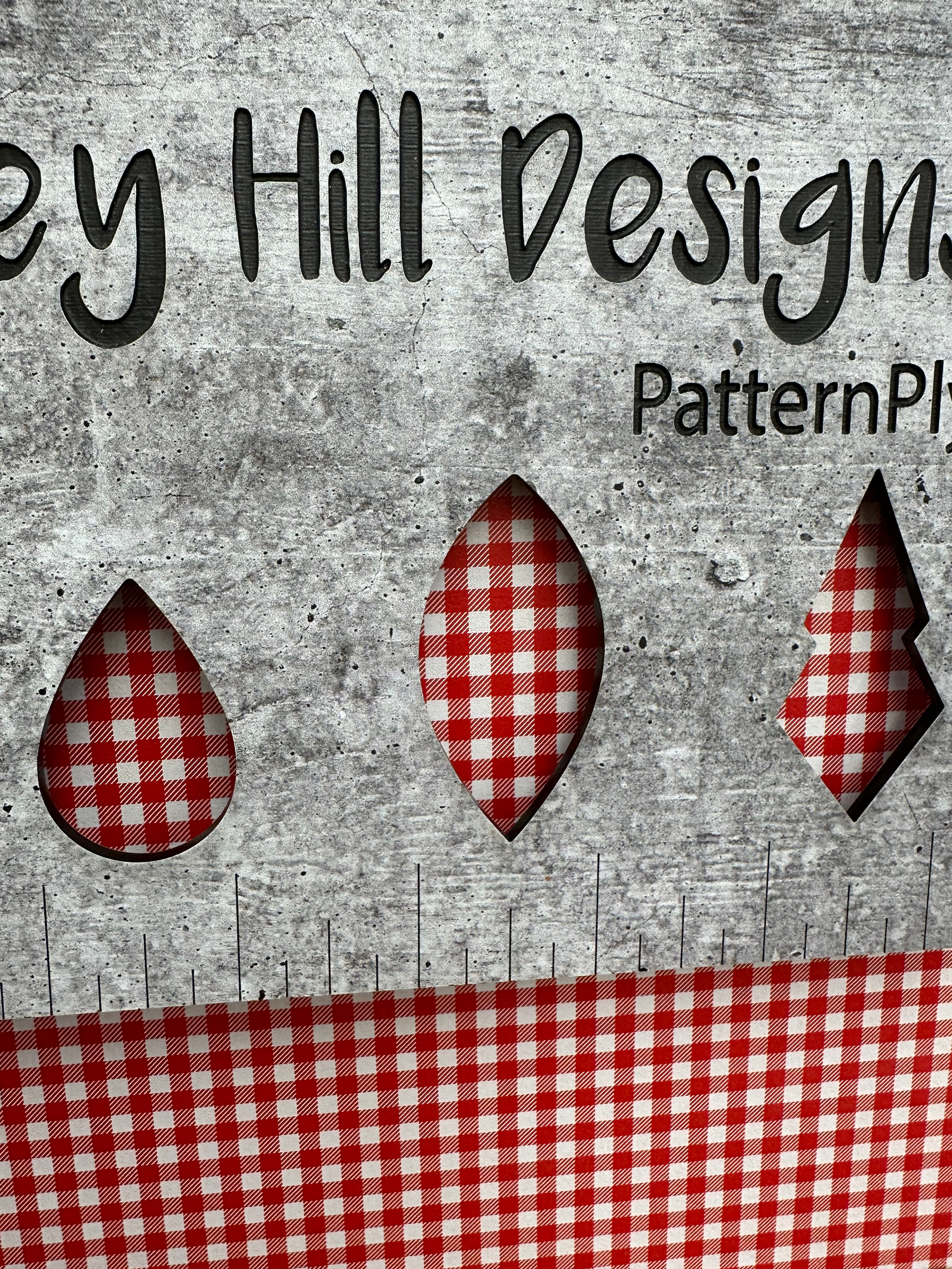 PatternPly® Full Coverage Micro Red Plaid sheet showing the pattern