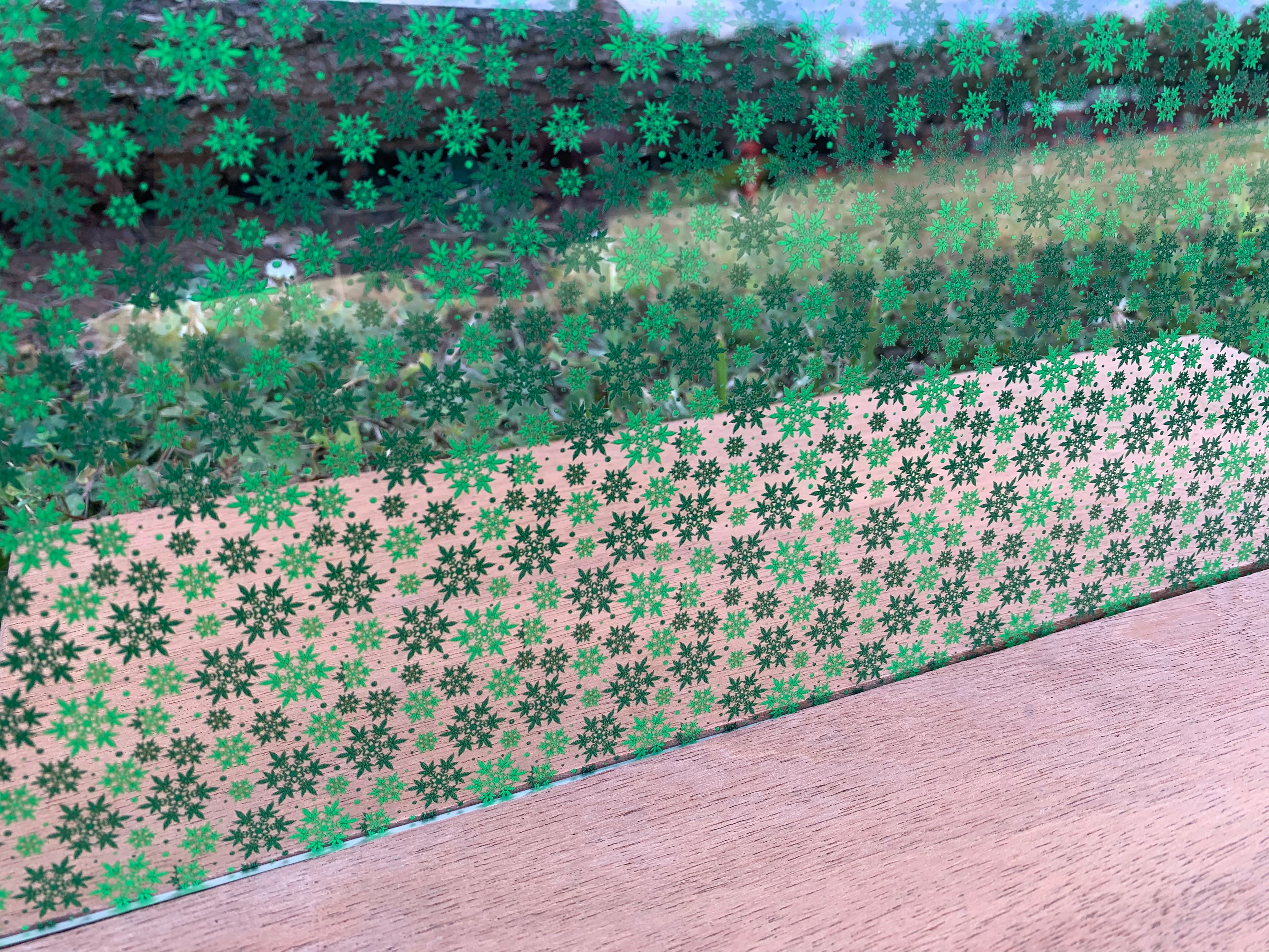 PatternPly® Scattered Marijuana Snowflakes product photo 2