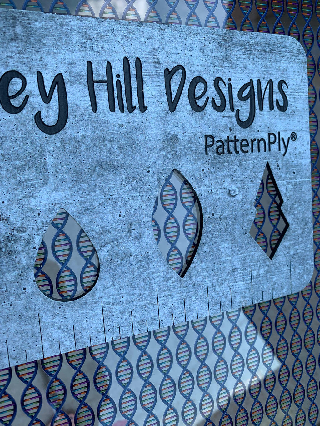 PatternPly® Scattered DNA Double Helix sheet showing the pattern
