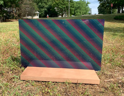 PatternPly® Acrylic Transparent Diagonal Stripes