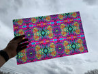 PatternPly® Transparent Micro Neon Swirl sheet showing the pattern