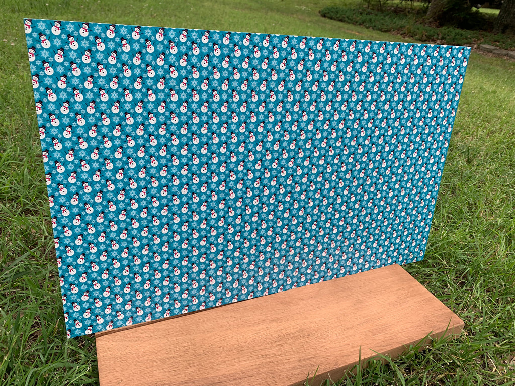 PatternPly® Full Coverage Blue Snowman product photo 3