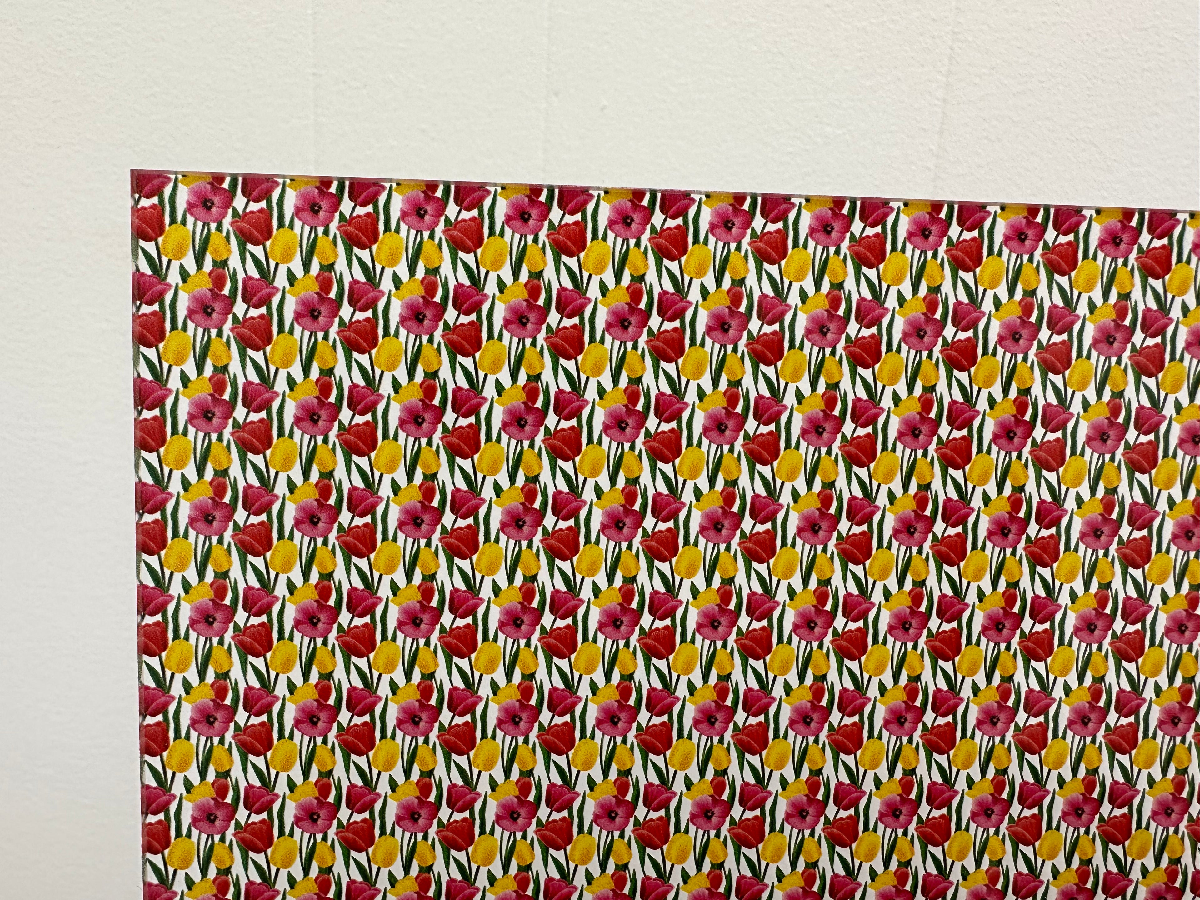 PatternPly® Scattered Pink and Yellow Realistic Tulips product photo 2