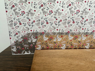 PatternPly® Scattered Bunnies and Flowers