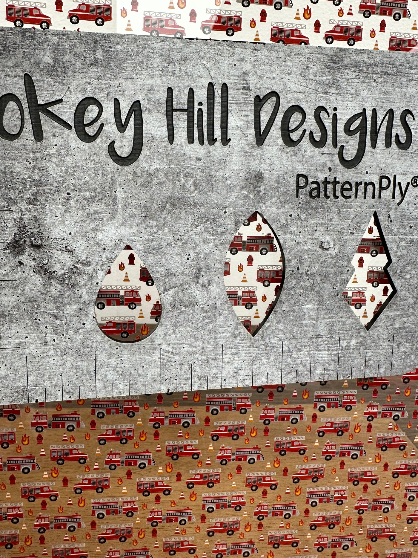 PatternPly® Scattered Fire Trucks