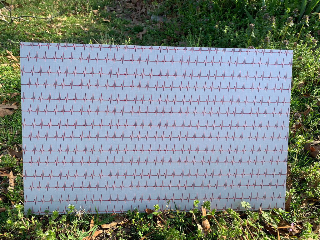 PatternPly® Full Coverage EKG sheet showing the pattern
