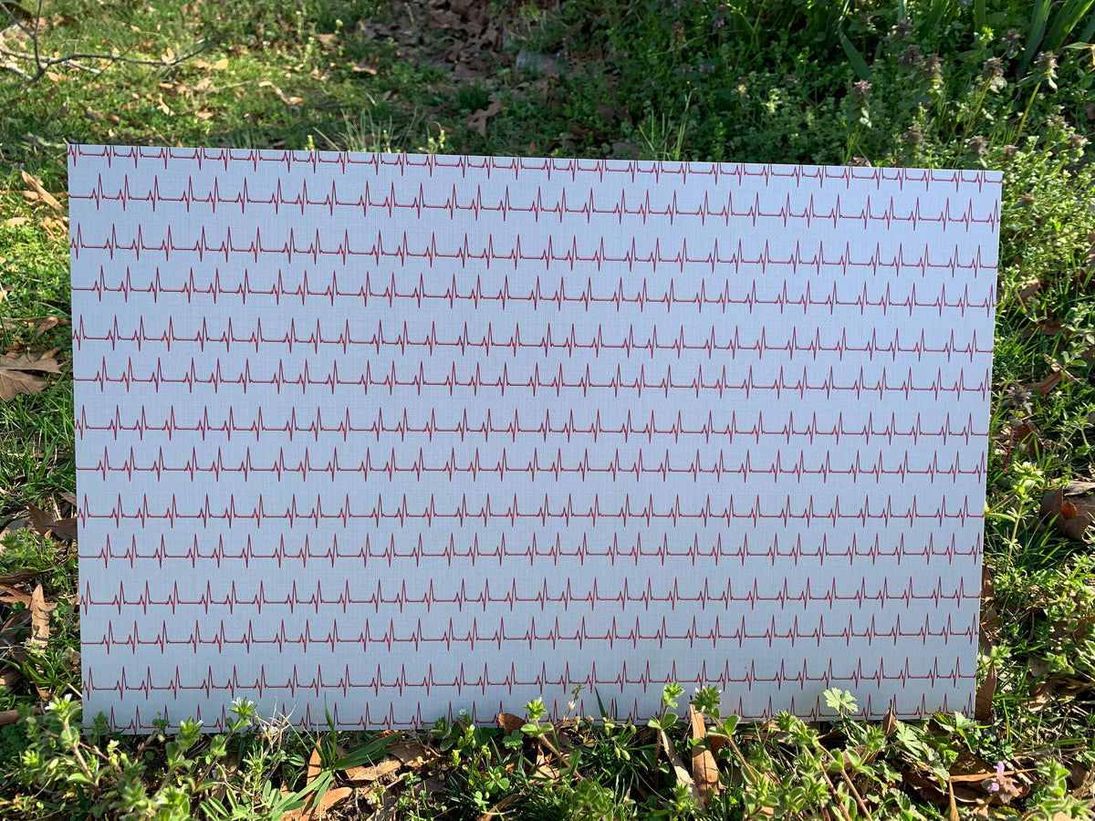 PatternPly® Full Coverage EKG sheet showing the pattern