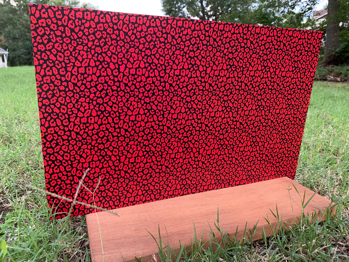 PatternPly® Full Coverage Black and Red Leopard product photo 3