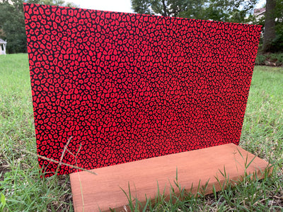 PatternPly® Black and Red Leopard