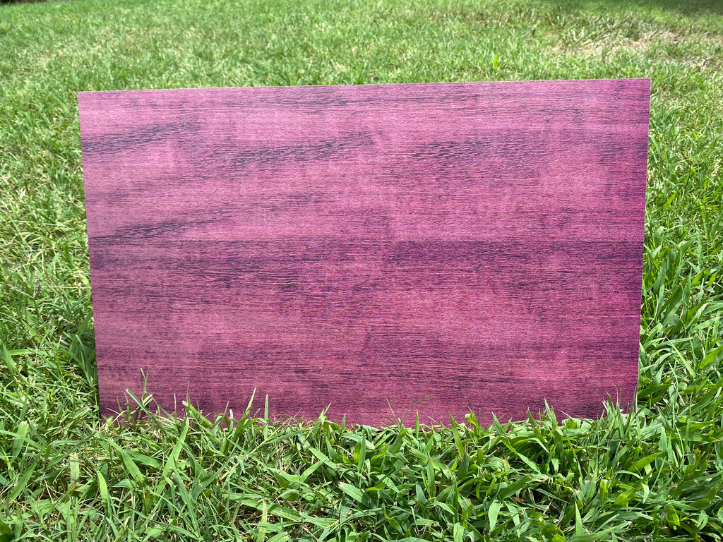 PatternPly® Full Coverage Purpleheart sheet showing the pattern