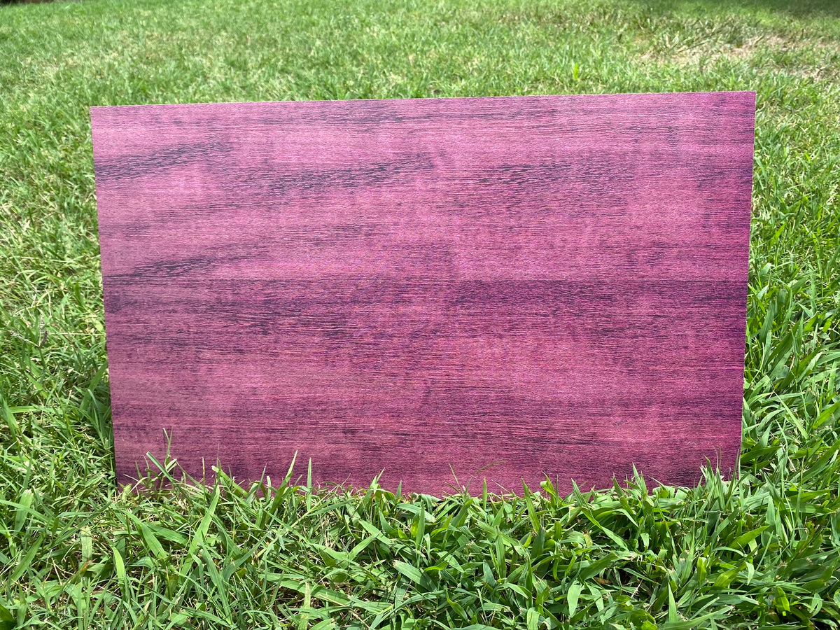 PatternPly® Full Coverage Purpleheart sheet showing the pattern