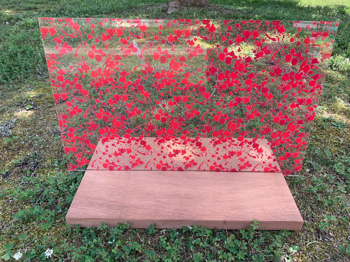 PatternPly® Scattered Blood Splatter sheet showing the pattern