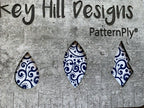 PatternPly® Scattered Christmas Scrolls WHITE product photo 11