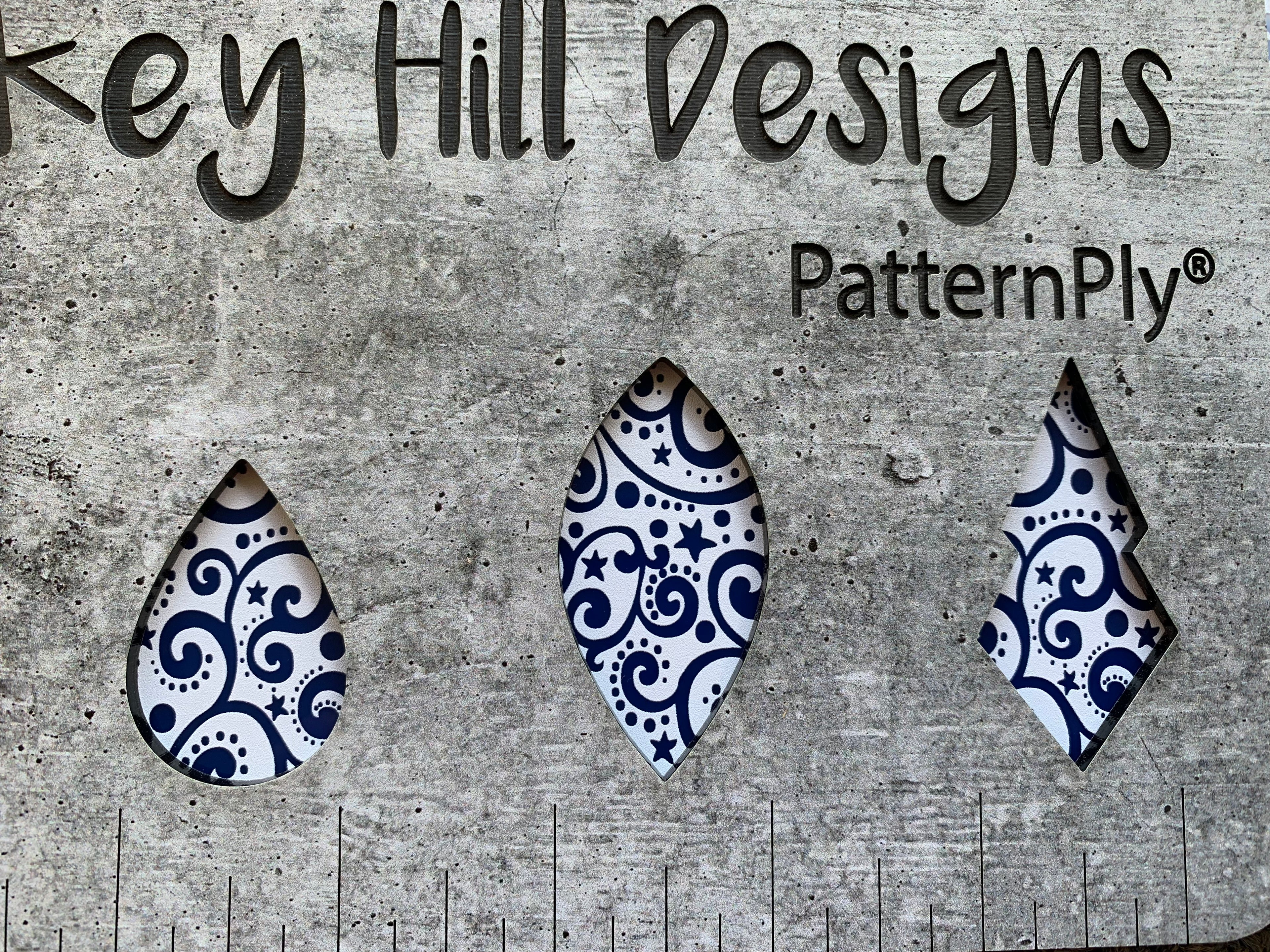 PatternPly® Scattered Christmas Scrolls WHITE product photo 11